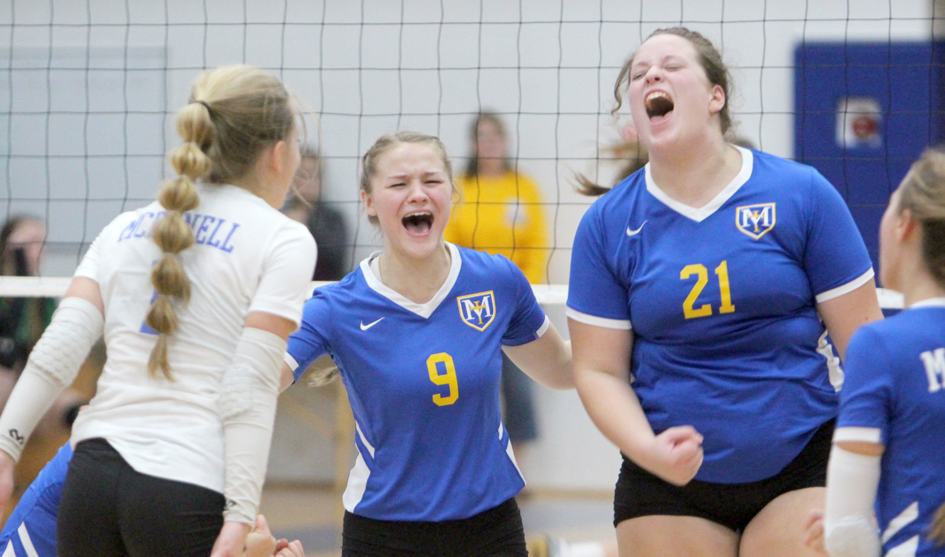 Eau Claire Immanuel Lutheran at McDonell volleyball 10-26-19